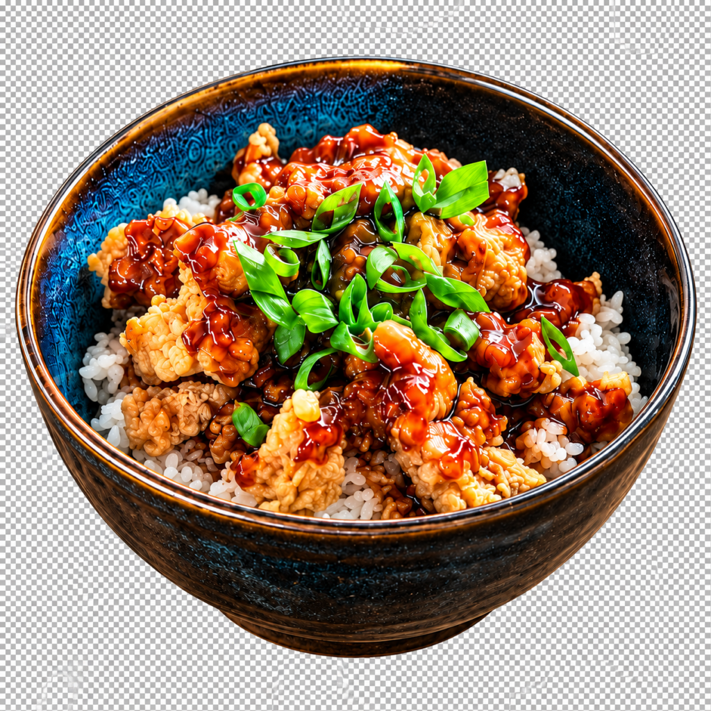 Chicken Tonkatsu Rice Meal from Serenity Sips