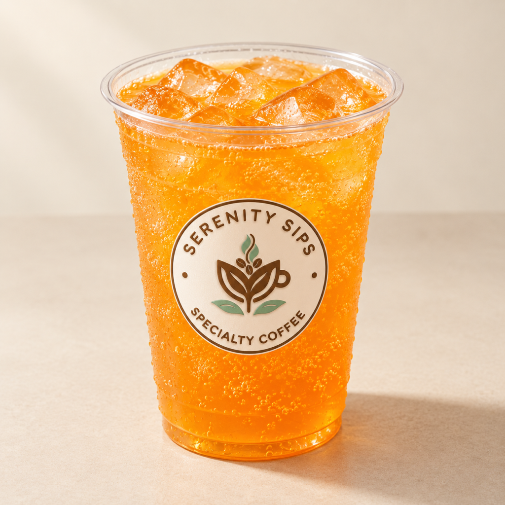 Orange Bliss Fizz from Serenity Sips